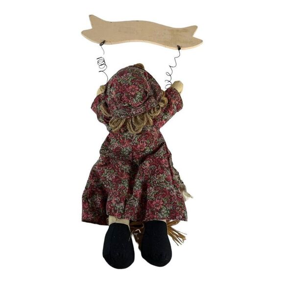 Main Joy Limited Doll Grandma’s The Best Hanging Apron Floral Dress And Apron - Picture 3 of 6